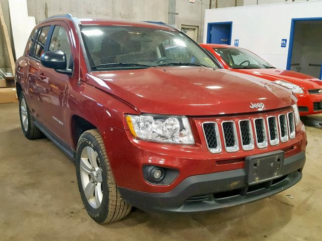 1J4NF1FB1BD164821 - 2011 JEEP COMPASS SP RED photo 1