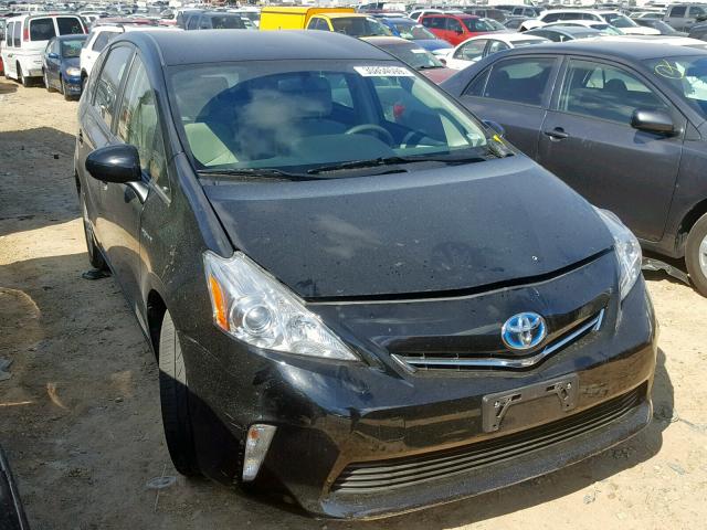 JTDZN3EU6E3300962 - 2014 TOYOTA PRIUS V BLACK photo 1