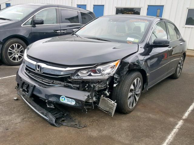 JHMCR6F51HC028777 - 2017 HONDA ACCORD HYB BLACK photo 2