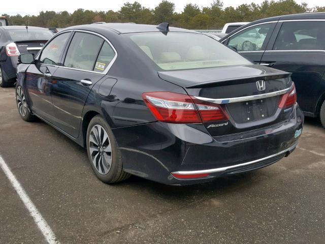 JHMCR6F51HC028777 - 2017 HONDA ACCORD HYB BLACK photo 3