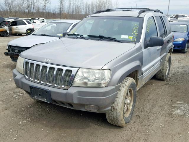 1J4GW48N2YC268539 - 2000 JEEP GRAND CHER GRAY photo 2