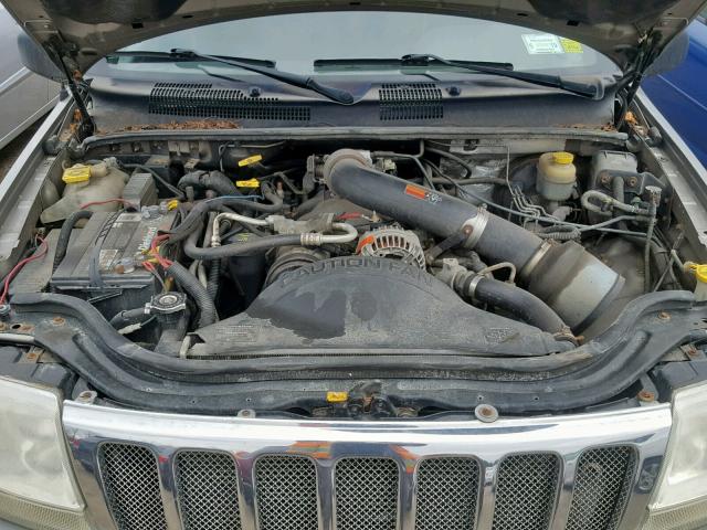 1J4GW48N2YC268539 - 2000 JEEP GRAND CHER GRAY photo 7