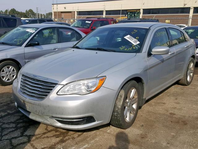 1C3CCBAB7CN295285 - 2012 CHRYSLER 200 LX SILVER photo 2