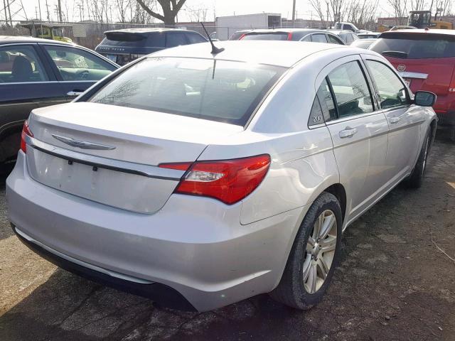 1C3CCBAB7CN295285 - 2012 CHRYSLER 200 LX SILVER photo 4