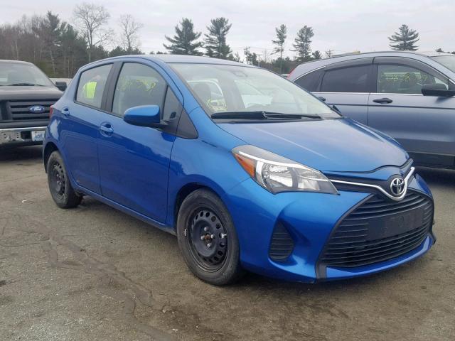 VNKKTUD38HA078941 - 2017 TOYOTA YARIS L BLUE photo 1