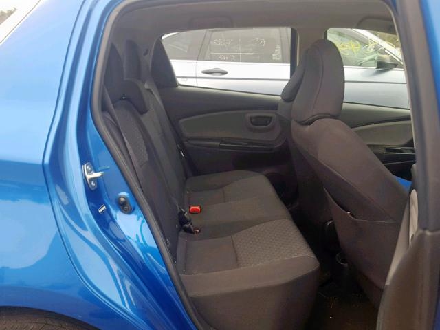 VNKKTUD38HA078941 - 2017 TOYOTA YARIS L BLUE photo 6