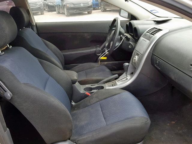 JTKDE177350038124 - 2005 TOYOTA SCION TC ვერცხლისფერი ფოტო 5