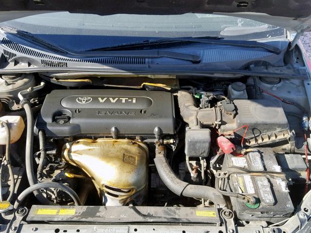 JTKDE177350038124 - 2005 TOYOTA SCION TC ვერცხლისფერი ფოტო 7