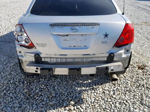 JTKDE177350038124 - 2005 TOYOTA SCION TC ვერცხლისფერი ფოტო 9