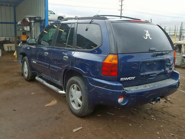 1GKDS13S522356552 - 2002 GMC ENVOY BLUE photo 3