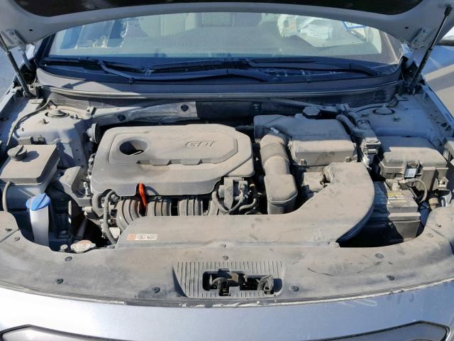 5NPE34AF0FH052991 - 2015 HYUNDAI SONATA SPO SILVER photo 7