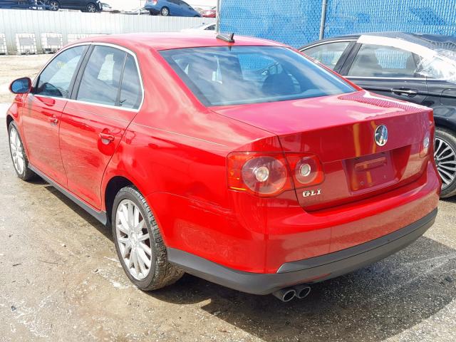 3VWXJ71K06M638367 - 2006 VOLKSWAGEN JETTA GLI RED photo 3