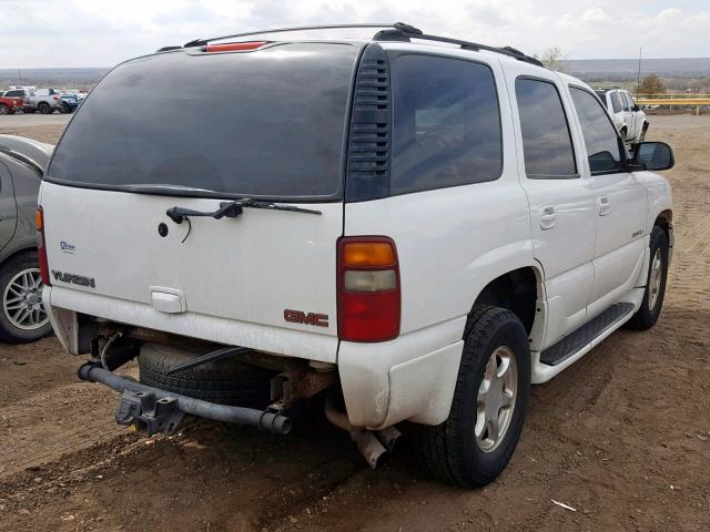 1GKEK63U52J282316 - 2002 GMC DENALI WHITE photo 4