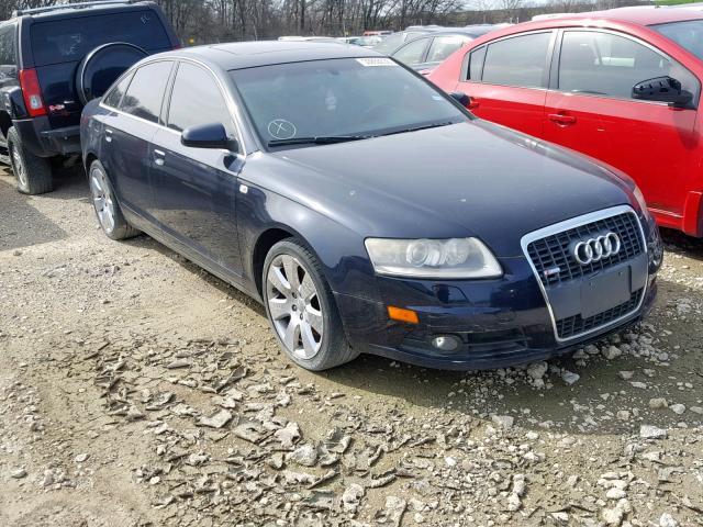 WAUDH74FX8N100653 - 2008 AUDI A6 3.2 QUA BLUE photo 1