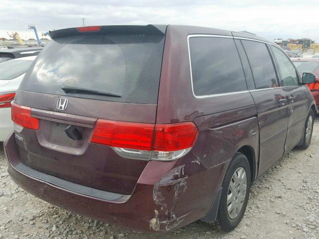 5FNRL382X8B080975 - 2008 HONDA ODYSSEY LX  photo 4