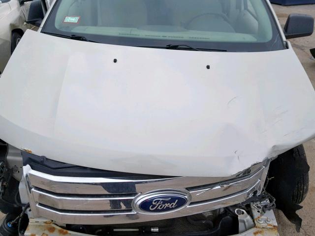 2FMDK36C47BA55599 - 2007 FORD EDGE SE WHITE photo 7