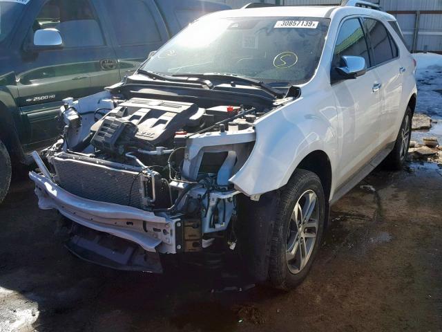 2GNFLGE3XH6243824 - 2017 CHEVROLET EQUINOX PR WHITE photo 2