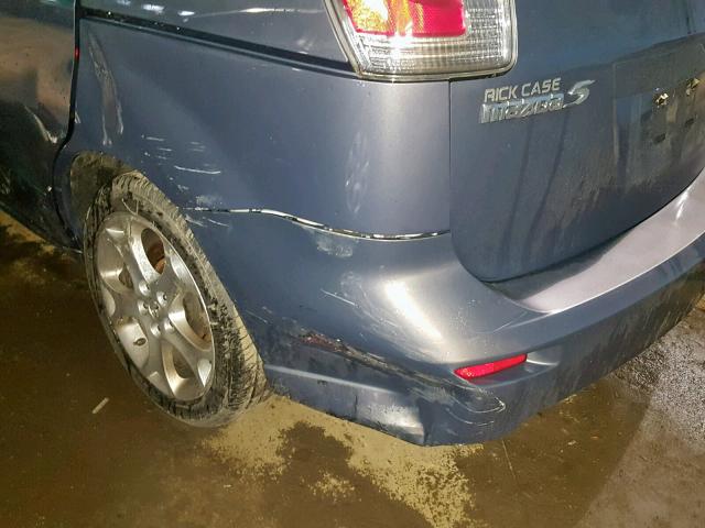 JM1CR2W35A0372211 - 2010 MAZDA 5 BLUE photo 10