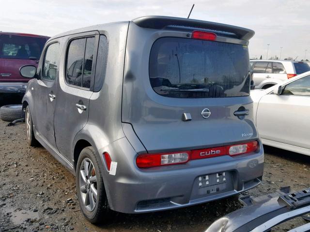 JN8AZ2KR4BT205392 - 2011 NISSAN CUBE BASE GRAY photo 3