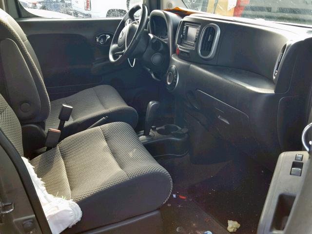 JN8AZ2KR4BT205392 - 2011 NISSAN CUBE BASE GRAY photo 5