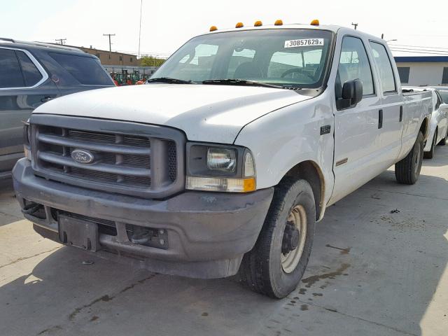 1FTSW30P24EB46740 - 2004 FORD F350 SRW S WHITE photo 2