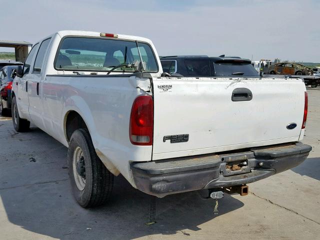 1FTSW30P24EB46740 - 2004 FORD F350 SRW S WHITE photo 3