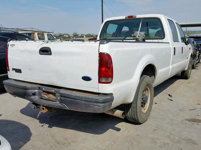 1FTSW30P24EB46740 - 2004 FORD F350 SRW S WHITE photo 4