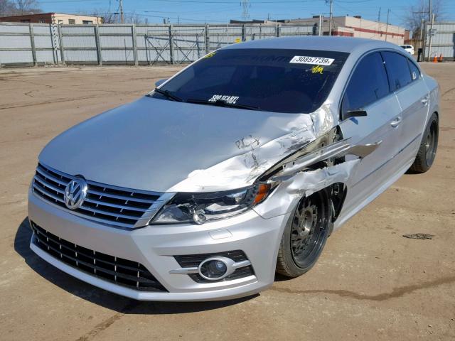 WVWBP7AN9GE514031 - 2016 VOLKSWAGEN CC BASE SILVER photo 2