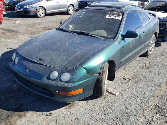 JH4DC4366YS012684 - 2000 ACURA INTEGRA GS GREEN photo 2