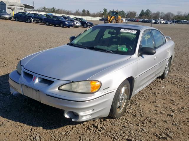 1G2NW52E44C104607 - 2004 PONTIAC GRAND AM G SILVER photo 2