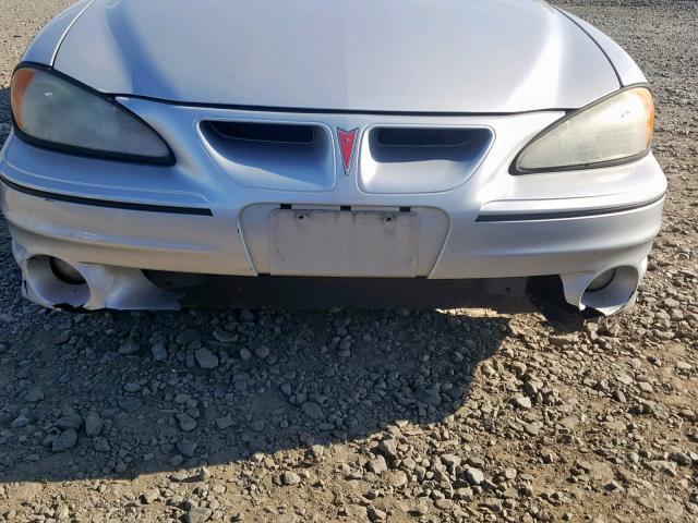 1G2NW52E44C104607 - 2004 PONTIAC GRAND AM G SILVER photo 9