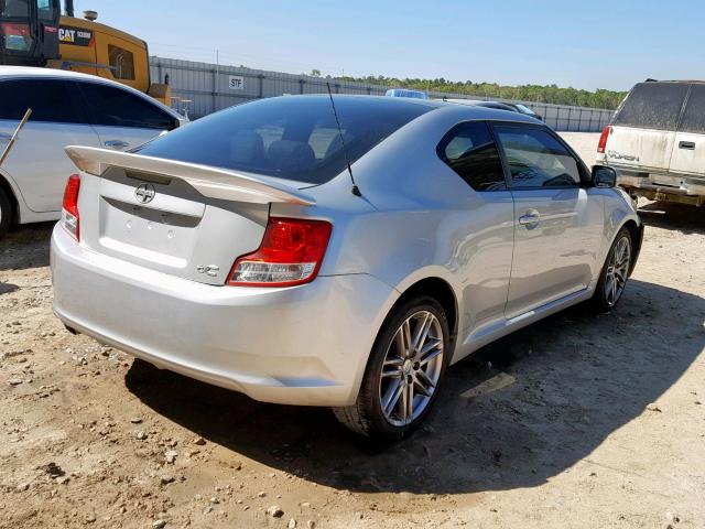 JTKJF5C73C3030792 - 2012 TOYOTA SCION TC SILVER photo 4