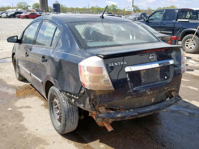 3N1AB6AP0BL611166 - 2011 NISSAN SENTRA 2.0 BLACK photo 3