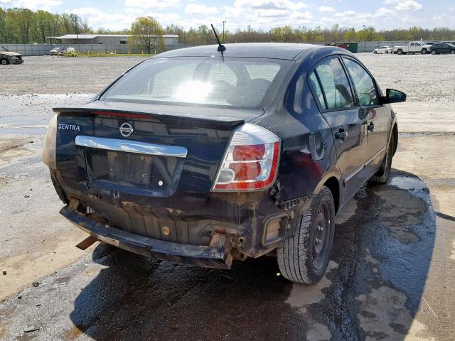 3N1AB6AP0BL611166 - 2011 NISSAN SENTRA 2.0 BLACK photo 4