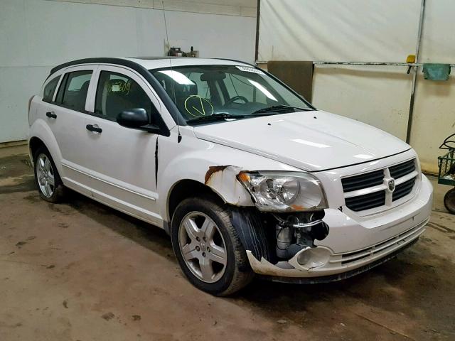 1B3HB48B78D638083 - 2008 DODGE CALIBER SX WHITE photo 1