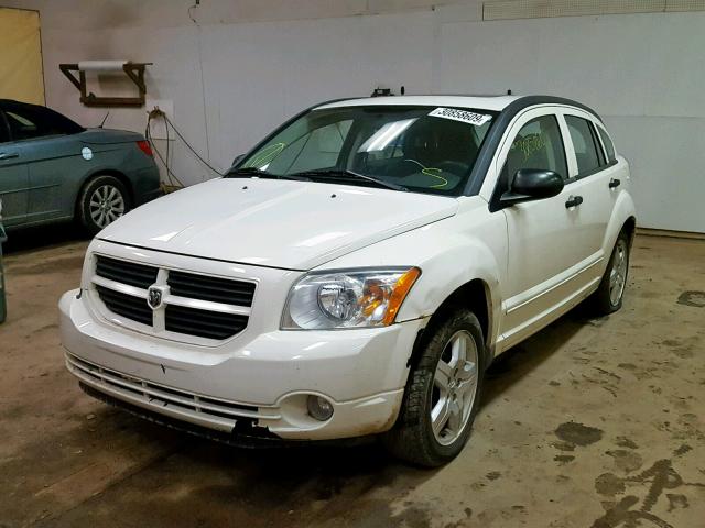 1B3HB48B78D638083 - 2008 DODGE CALIBER SX WHITE photo 2