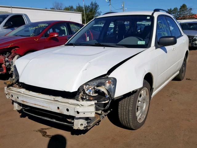 JF1GG65594H820348 - 2004 SUBARU IMPREZA TS WHITE photo 2