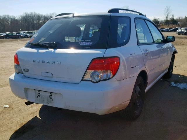 JF1GG65594H820348 - 2004 SUBARU IMPREZA TS WHITE photo 4