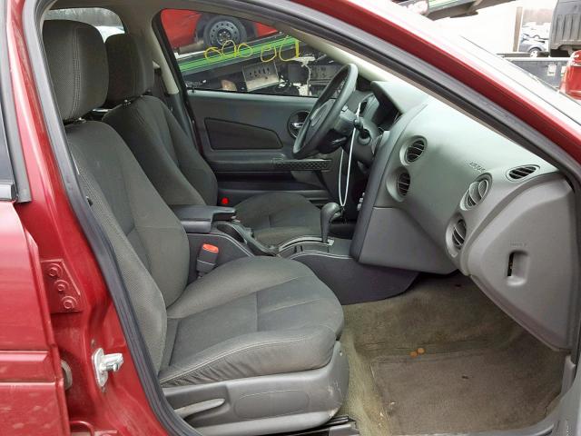 2G2WP522741273727 - 2004 PONTIAC GRAND PRIX BURGUNDY photo 5