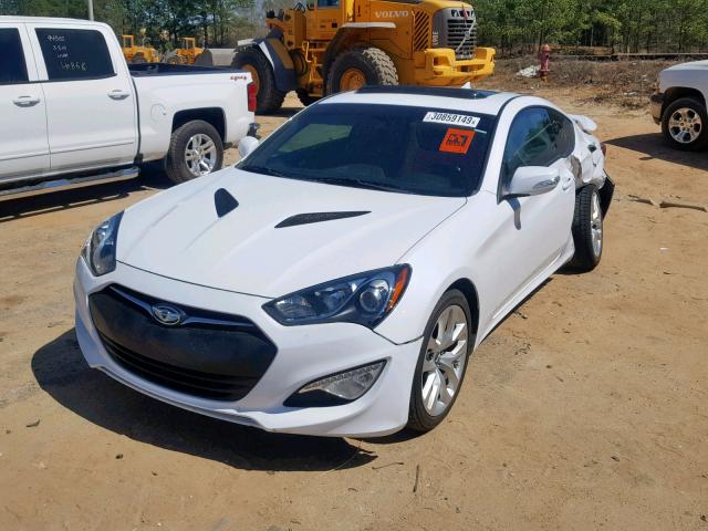 KMHHU6KJ8EU119555 - 2014 HYUNDAI GENESIS CO WHITE photo 2