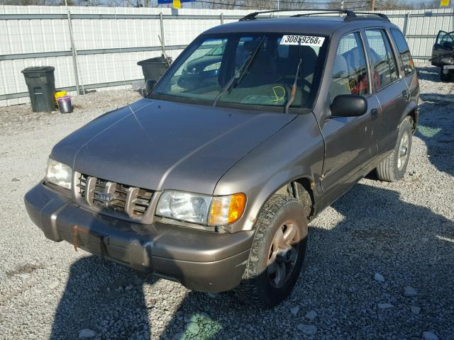 KNDJB723615075322 - 2001 KIA SPORTAGE SILVER photo 2