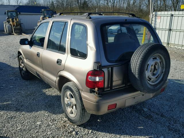 KNDJB723615075322 - 2001 KIA SPORTAGE SILVER photo 3