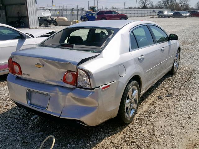 1G1ZH57BX9F163536 - 2009 CHEVROLET MALIBU 1LT 银色 照片 4