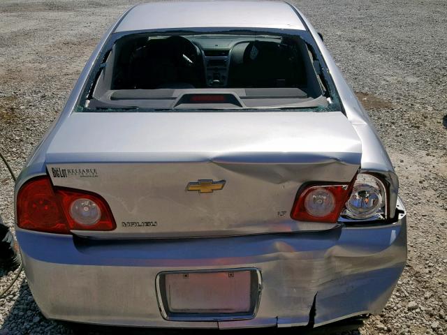 1G1ZH57BX9F163536 - 2009 CHEVROLET MALIBU 1LT 银色 照片 9
