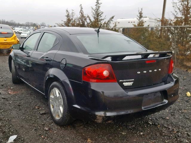 1B3BD4FB4BN508203 - 2011 DODGE AVENGER EX BLACK photo 3