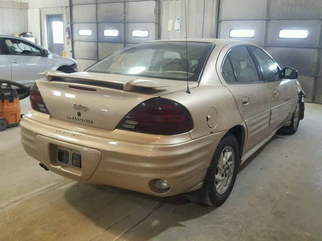 1G2NF52E41M633416 - 2001 PONTIAC GRAND AM S TAN photo 4