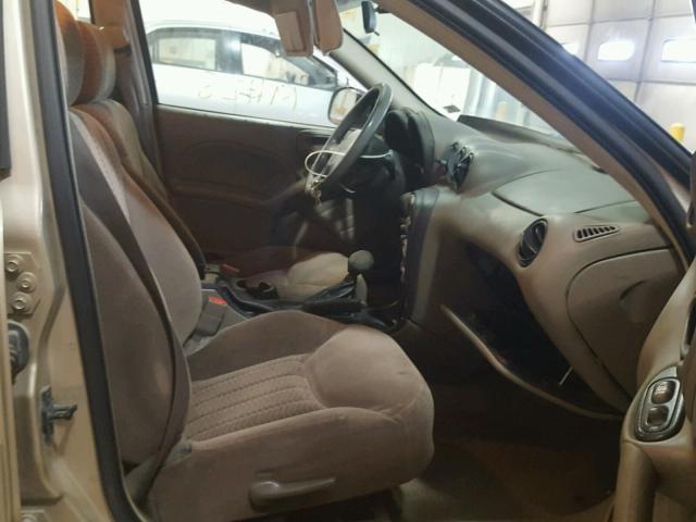 1G2NF52E41M633416 - 2001 PONTIAC GRAND AM S TAN photo 5