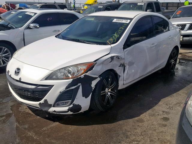 JM1BL1S51A1317070 - 2010 MAZDA 3 S WHITE photo 2