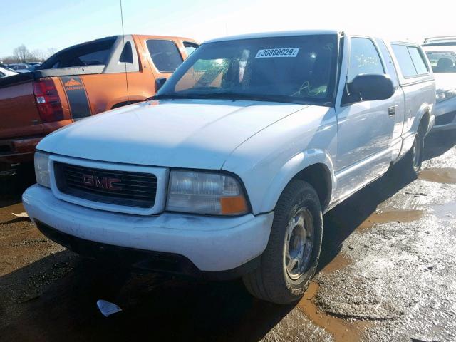 1GTCS1950Y8263520 - 2000 GMC SONOMA WHITE photo 2