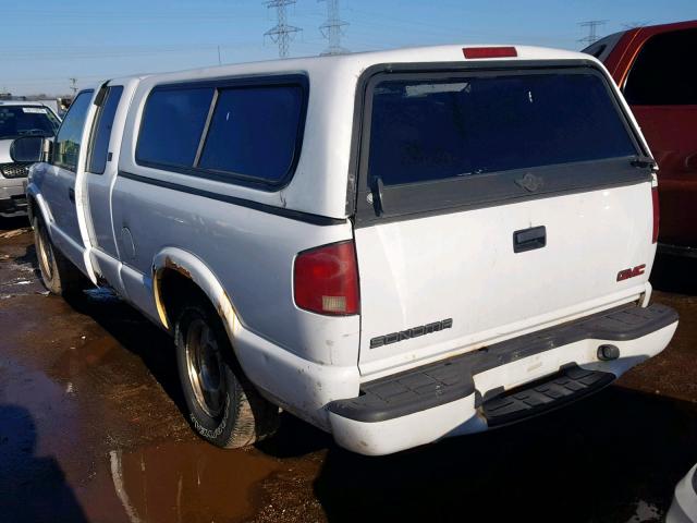 1GTCS1950Y8263520 - 2000 GMC SONOMA WHITE photo 3